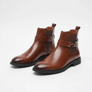 Strap Detail Chelsea Boots